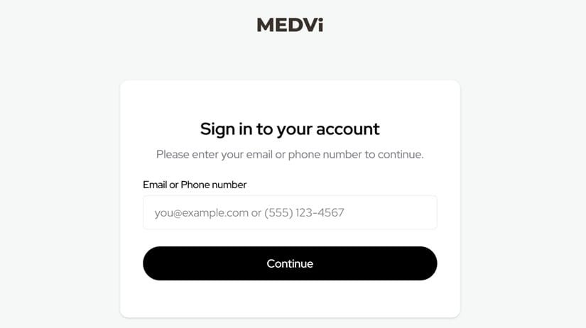 Medvi Login