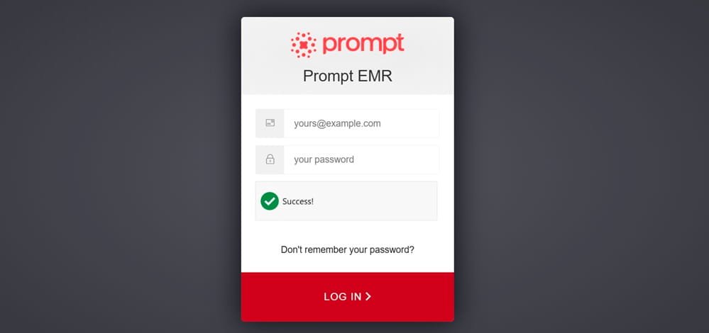 Prompt EMR Login